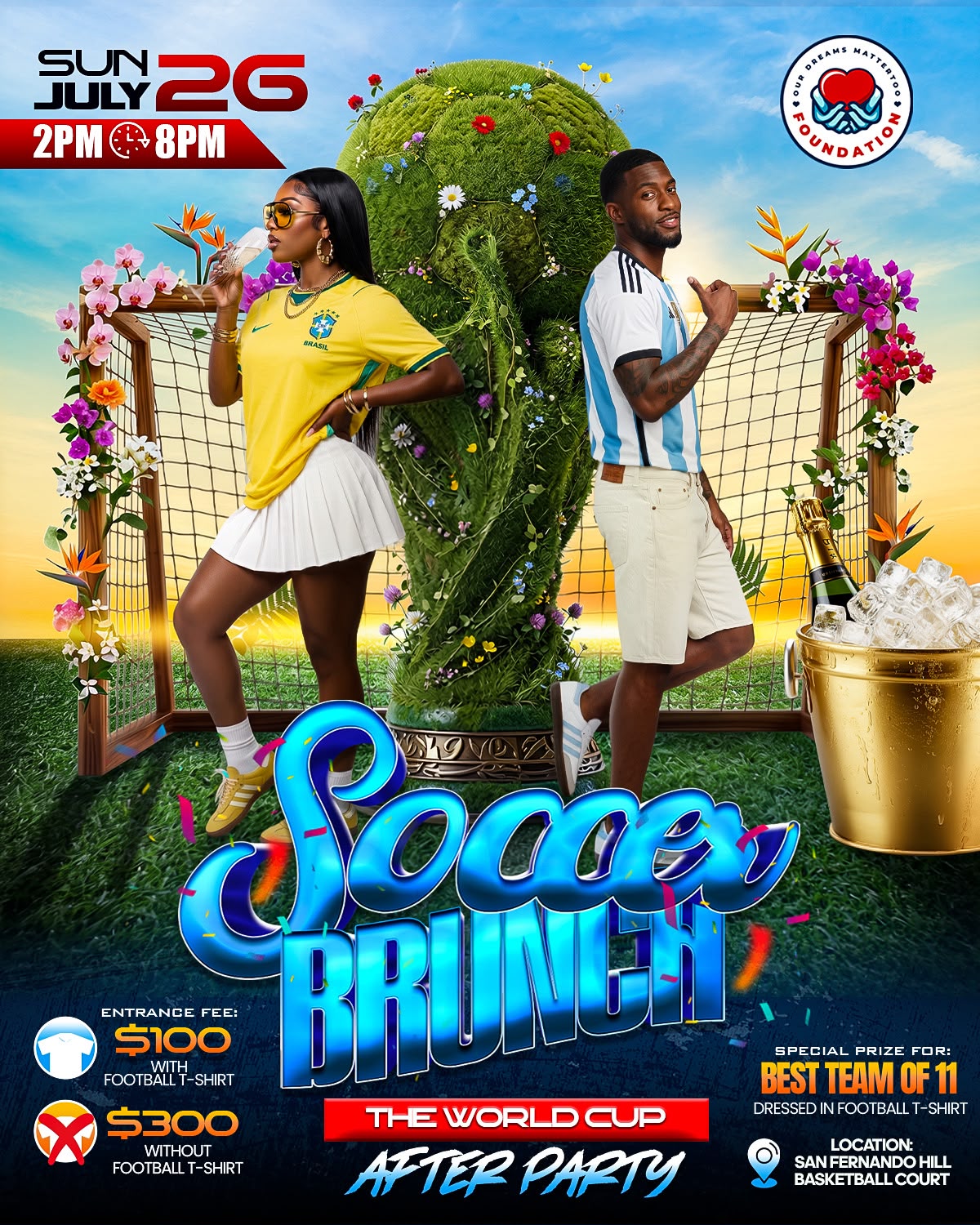 Soccer Brunch 2026 The World Cup After Party event flyer